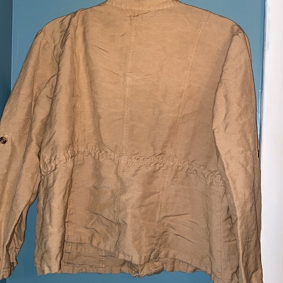 Appraisal women’s lightweight utility jacket - size 16- button up - drawstring - Picture 6 of 6